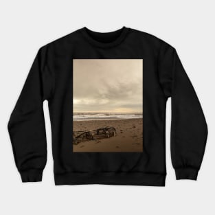 Stranded Lobster Trap on a New Brunswick Beach V3 Crewneck Sweatshirt